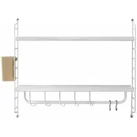 String Bathroom w58 x d20 cm Weiß
