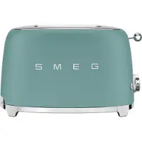 Smeg TSF01EGMEU Toaster 2 Scheiben Smaragdgrün matt