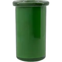 House Doctor HDBuck Vase, grün, Höhe 23 cm, Glas - , HDBuck, Grün, Glas