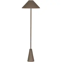 Globen Lighting Cannes Stehleuchte braun Metall 140 cm - , Cannes, Braun / Rost, für Wohnzimmer, Metall, Design