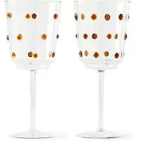 Pols Potten Weinglas Nob Amber (2er-Set)