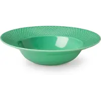 Lyngby Porcelæn - Rhombe Color Suppenteller - Ø24.5 cm - Grün