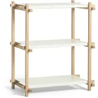 HAY - Woody Column Low, Eiche geseift / almond white