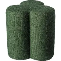 Pols Potten Hocker Clover Bouclé Green