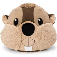 Nici Kissen Biber Harry Woodsnacker 32 x 27 cm Plüschkissen