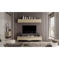 Xl Moebel Gmbh tv Ständer Wandregal Holztisch Wandregal Beige Klassisch Design Neu