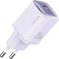 Usams ad. Siec. Cc248 20W Gan Usb-C Schnellladung Hc Serie Fioletowy/Violett Cc248Tc03