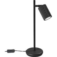 Sollux Tischlampe KARBON schwarz 1xGU10 10W Aluminium 43x19.5x14.5cm