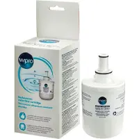 Wpro Wasserfilter APP100 für Samsung Kühlschränke DA29-00003G, intern, kurz, rund, verbessert Geschmack & reduziert Bakterien