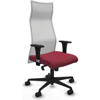 Piqueras Y Crespo Bürostuhl B1C036N Granatrot