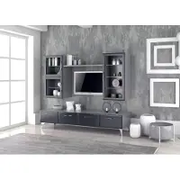 Xl Moebel Gmbh tv Ständer Seitenschrank Moderne Wohnwand Wohnzimmer Wohnwände 4tlg