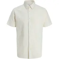 Jack & Jones 12294285 Linen Plus Size Kurzarmhemd
