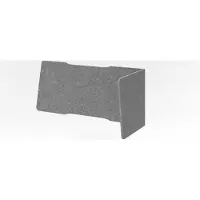 Proregal - Büromöbel mit top Leistungsdaten Akkustik Einhausung gesteckt |3-seitig | HxBxT 60,5x143,5x65cm | Grau-meliert | Schallschutzklasse C | Filzoptik