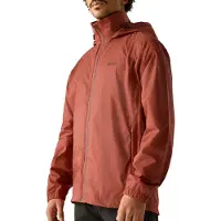 Regatta Regenjacke für Herren wasserdicht mit verschweißten Nähten, Größe:L, Farbe:Brick