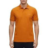 BOSS Poloshirt Boss Orange Passenger orange Piqué mit 2 Knöpfen