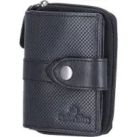 The Skandinavian Brand Damen Leder Geldbörse klein - Black : Black Farbe vom Hersteller: Black
