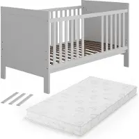 VitaliSpa Babybett Ajaton Weiß 144.4 x 83 cm mit Matratze, Model 51644