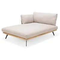 ScanCom Pearl Eck Daybed Aluminium / Teak