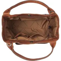 The Chesterfield Brand Leder Umhängetasche Handtasche Tenara Leather Shoulderbag Cognac braun