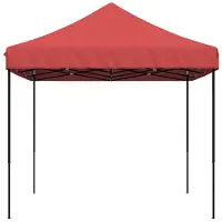 vidaXL Party-Zelt 279 x 410 x 315 cm Bordeauxrot Oxford-Stoff