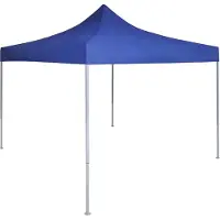 vidaXL Party-Zelt 291 x 291 x 315 cm Blau Oxford-Stoff