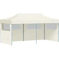 vidaXL Party-Zelt Creme 291 x 580 x 315 cm Oxford-Stoff