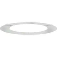 vidaXL geeignet für flachen Baumring Silber Ø60/90 cm Verzinkter Stahl