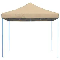 vidaXL Party-Zelt Beige 292 x 292 x 315 cm Oxford-Stoff