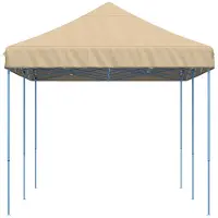 vidaXL Party-Zelt Beige 292 x 580 x 315 cm Oxford-Stoff