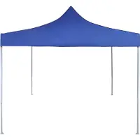 vidaXL Party-Zelt Blau 291 x 291 x 315 cm Oxford-Stoff