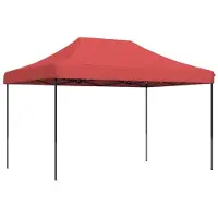 vidaXL Party-Zelt Bordeauxrot 279 x 410 x 315 cm Oxford-Stoff