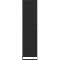 vidaXL Warderobe Schwarz Eichen-Optik 50 x 50 x 200 cm Holzwerkstoff