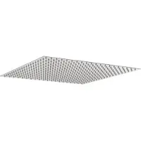 vidaXL Regenbrause Edelstahl 304 50x50 cm Quadrat