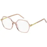 Marc Jacobs MARC 778 Damen-Brille inkl. Gläser Vollrand Eckig Acetat-Gestell 53/18/140, Beige