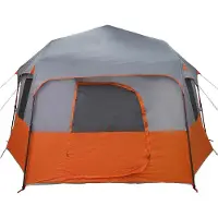 vidaXL Schnell aufbaubares Zelt mit Regenschutz für 12 Personen und schnellen Abbau