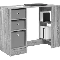vidaXL Schreibtisch Sonoma-Grau 100 x 40 x 75 cm Holzwerkstoff