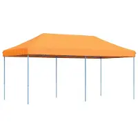vidaXL Party-Zelt Orange 292 x 580 x 315 cm Oxford-Stoff