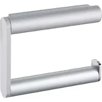 Keuco PLAN Toilettenpapierhalter, offene Form, schwenkbar, rechts, 14962170000, Farbe: Aluminium silber-eloxiert/verchromt