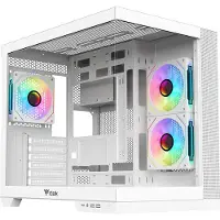 ITek DARK CAVE DS, Tower, PC, Weiß, ATX, micro ATX, Mini-ITX, Gaming, Blau, Grün, Rot