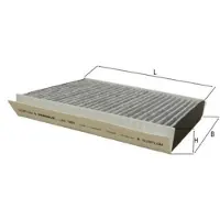 Knecht Innenraumluftfilter mit Aktivkohle MAHLE LAK 889