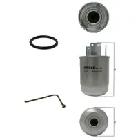 MAHLE ORIGINAL Kraftstofffilter KL 1252D