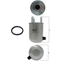 Knecht Kraftstofffilter KL 1244D für RENAULT Kadjar (HA, HL)