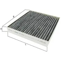 Knecht Innenraumluftfilter mit Aktivkohle MAHLE LAK 2033