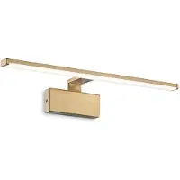 Ideal Lux Zeitgenössische Alma Metall-Messing Led-Wandleuchte 12,5W 3000K Warmes Licht
