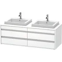 Duravit KT6757B1818 WTU wandhängend Ketho 550x1400x496mm