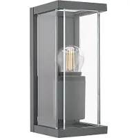 Sigor Wandleuchte Nulatern Mini anthrazit IP54 E27