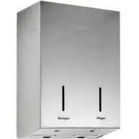 Wagner EWAR WP 585e Sensor-Kombination aus Seifenspender und Handlotionsspender Edelstahl glänzend poliert