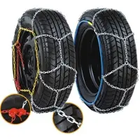 Lescars Schneeketten Größe S für Reifen 195/65 R15 u.v.m.