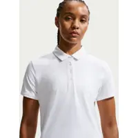 Nike Victory Dri-FIT-Kurzarm-Golf-Poloshirt für Damen - Weiß |Größe L (EU 44-46)
