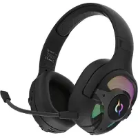 Nikcorp Multifunktionale kabellose Over-Ear Gaming-Kopfhörer Schwarz 50 mm